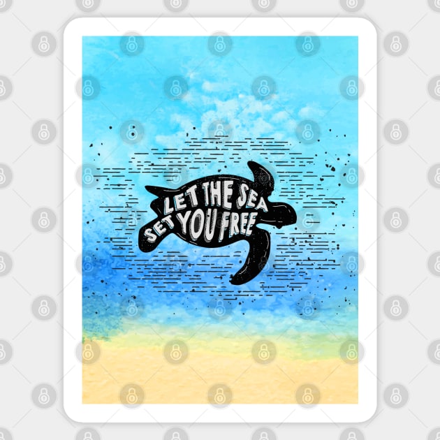 Sea you soon [Positive tropical motivation] Sticker by GreekTavern